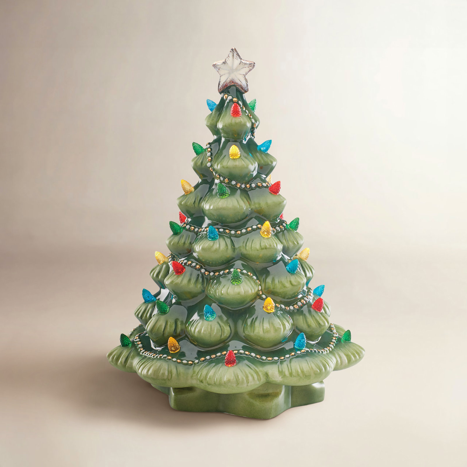 Lenox Treasured Traditions Lighted Tabletop Tree & Reviews | Birch